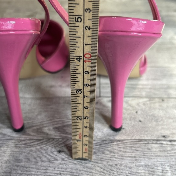 Marc Fisher Hot Pink Patent Slingback Heels |‎ Pointed Toe Size 9 - Picture 15 of 16